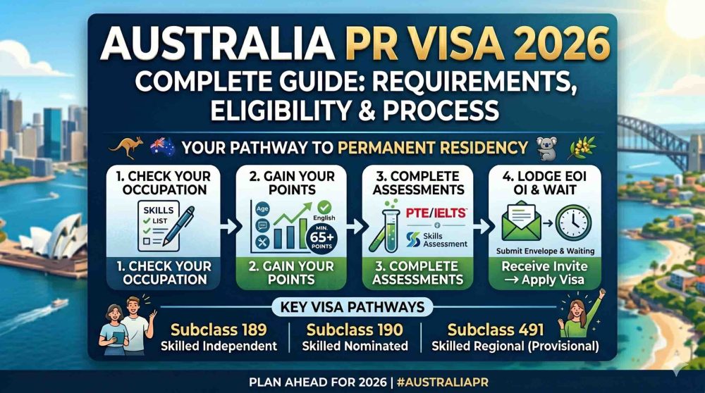 Australia PR Visa 2026: Complete Guide, Requirements, Eligibility & Process