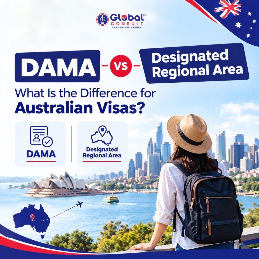Designated area vs designated regional area in Australian migration